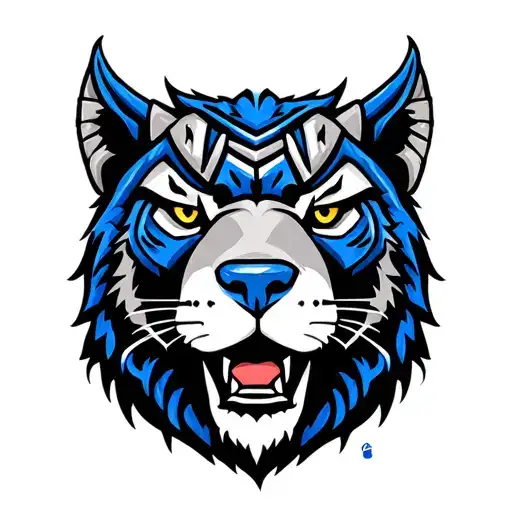 totem pole centurion jayhawk blue devil cougar grizzly tattoo design idea