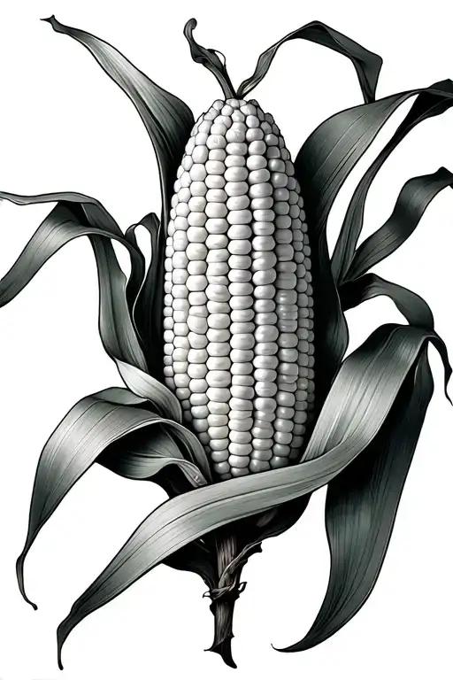 Corn Stalk tattoo design idea