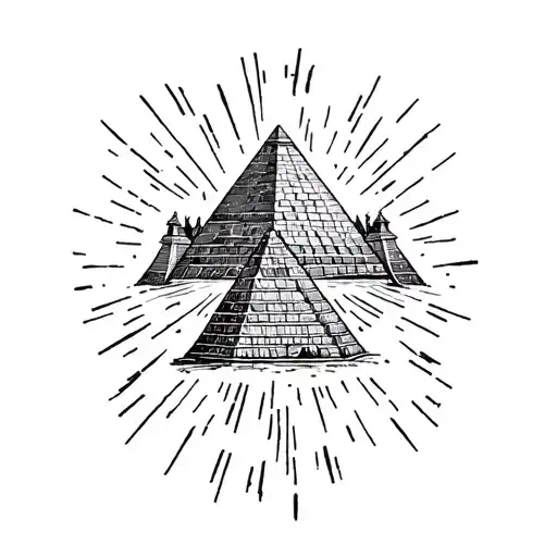 Glastonbury pyramid stage and freedom   tattoo design idea