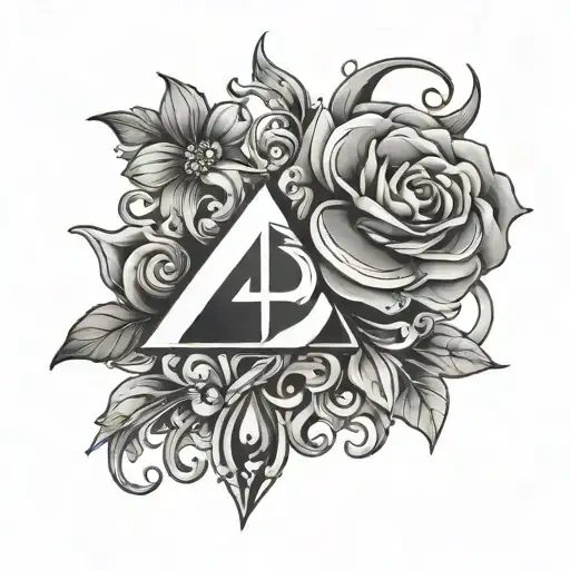 ABCD tattoo design idea