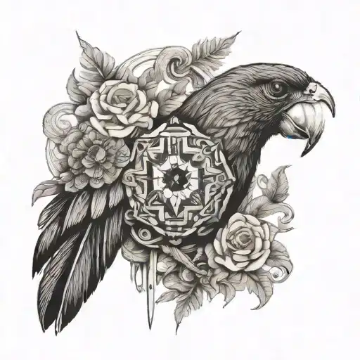 South America tattoo design idea