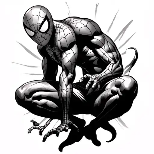 Spiderman tattoo tribute to son tattoo design idea