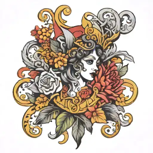 sicilian  trinacria  pain eternally poetic tattoo design idea
