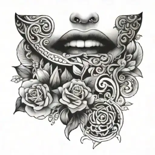 Throat tattoo tattoo design idea