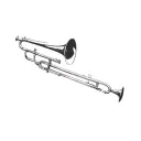 on trombone tattoo design idea