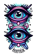 Eye Boogie tattoo design idea