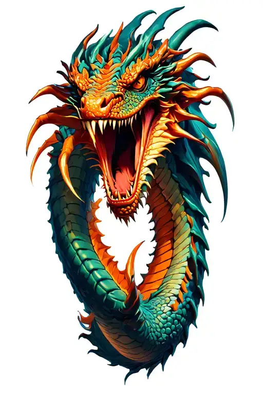 Mechanical Dragon clawing skin arm tattoo design idea