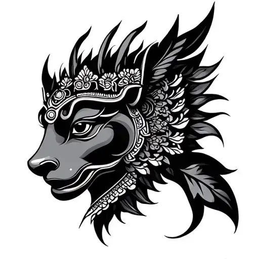 Thailand Cambodia Laos tattoo design idea
