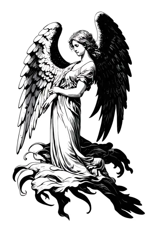 Angel Number tattoo design idea
