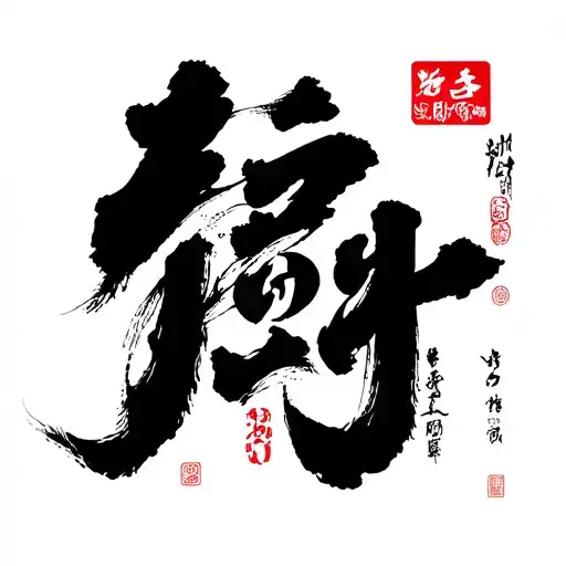 The word family to Chinese and nail tattoo design idea