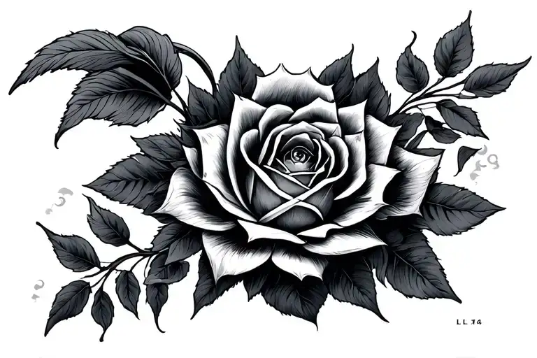 LLM 2006-2024 tattoo design idea