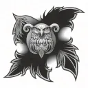 German eagle tattoo design idea