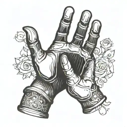 freddy's glove tattoo design idea