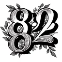 wedding date of 8/2/22, in a unique tattoo design tattoo design idea