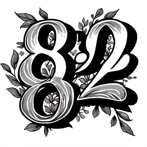 wedding date of 8/2/22, in a unique tattoo design tattoo design idea