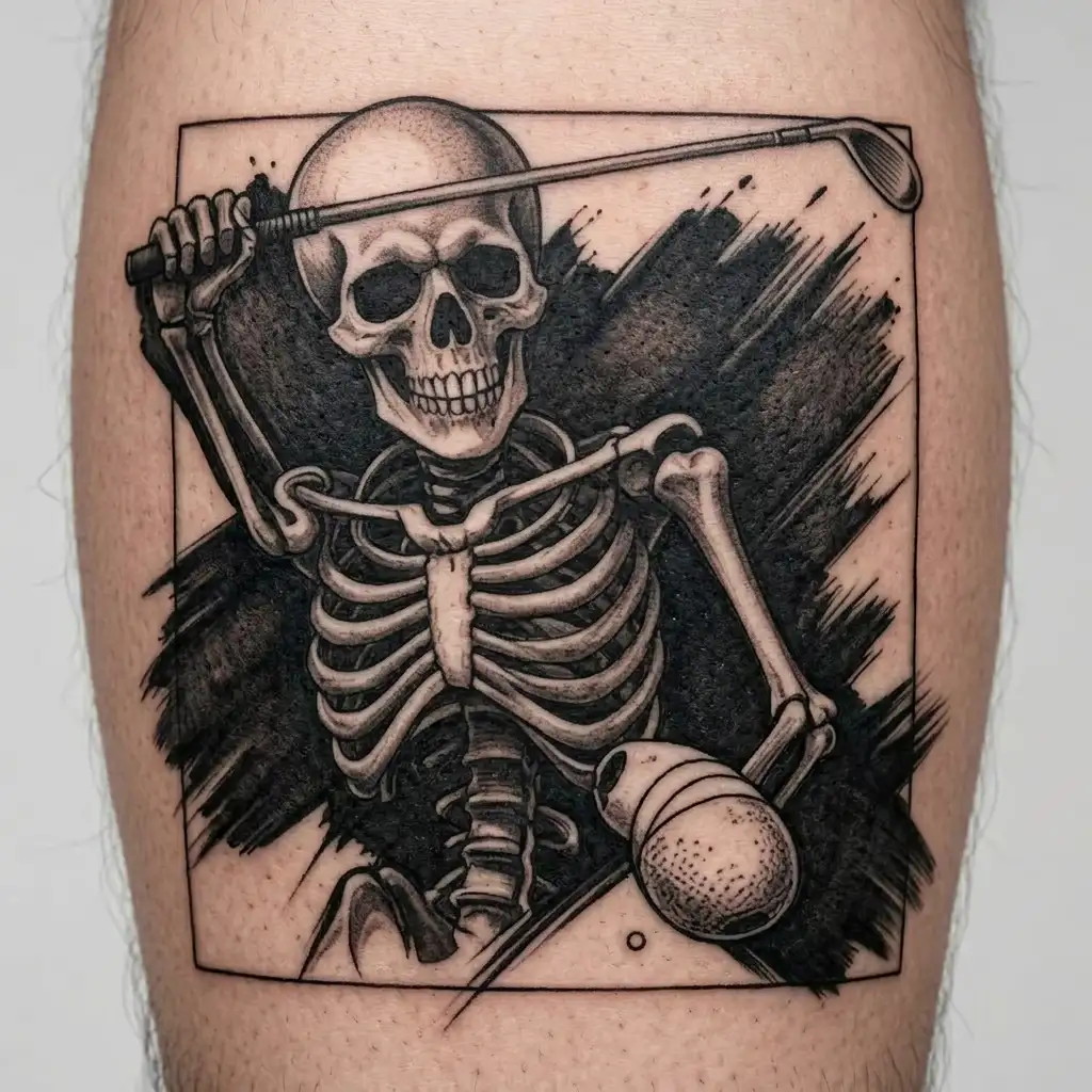63+ Skeleton Golfing Tattoo Ideas in 2026 - BlackInk AI