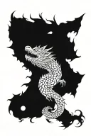 wood dragon tattoo tattoo design idea