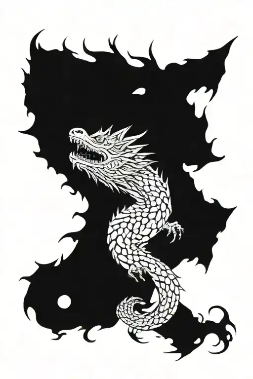 wood dragon tattoo tattoo design idea