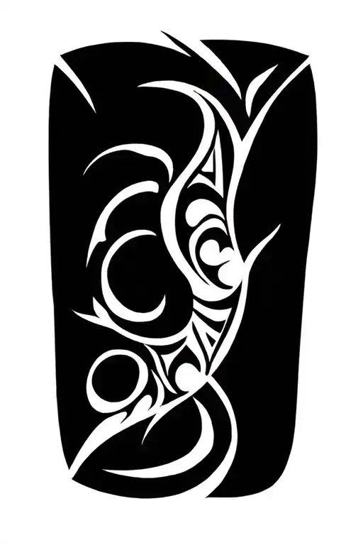 Maori tattoo design idea