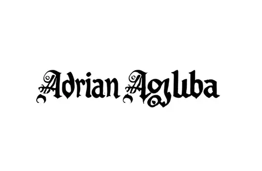 "Adrian Agluba ambigram" tattoo design idea