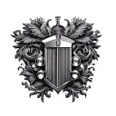 Rolls Royce Logo tattoo design idea