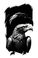 Eagle tattoo design idea