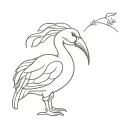 dodo bird tattoo design idea