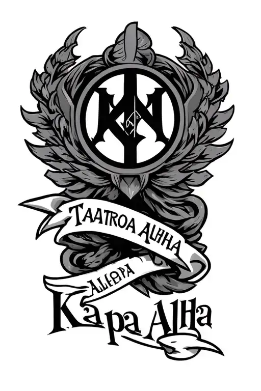 kappa alpha psi fraternity tattoo design idea