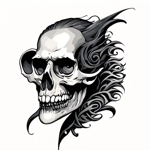 Morse tattoo design idea