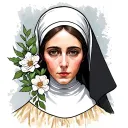 nun tattoo design idea