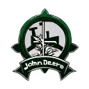 christian cross with john deere logo tattoo design idea