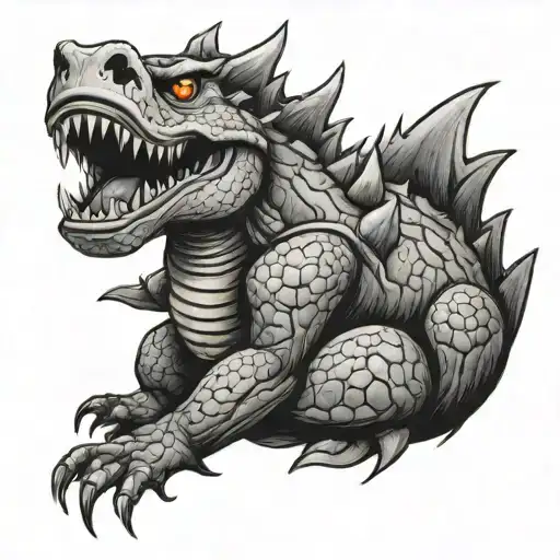 dry bowser tattoo design idea
