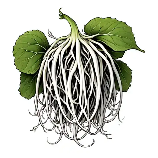 Bean Sprout tattoo design idea