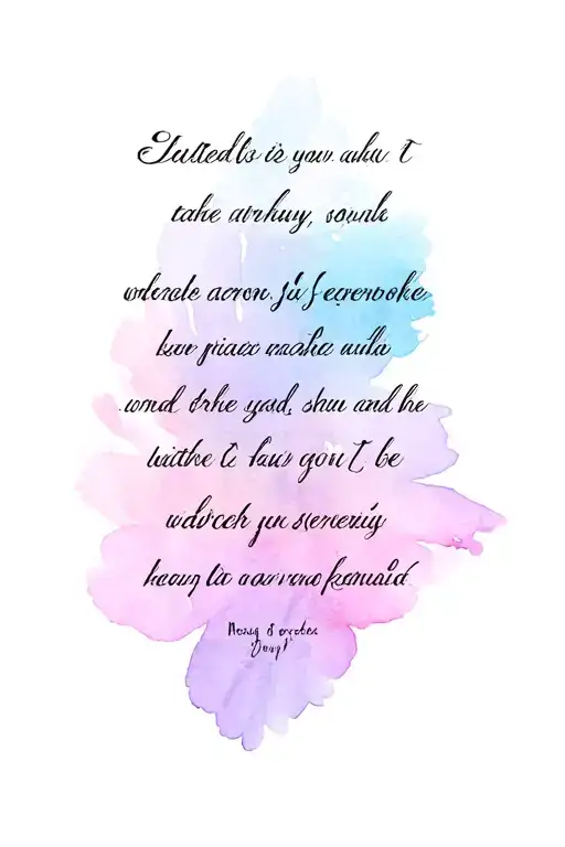 serenity prayer tattoo design idea