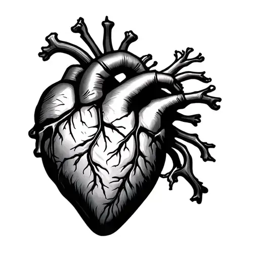 Heart Attack tattoo design idea