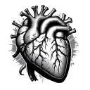 Heart Attack tattoo design idea