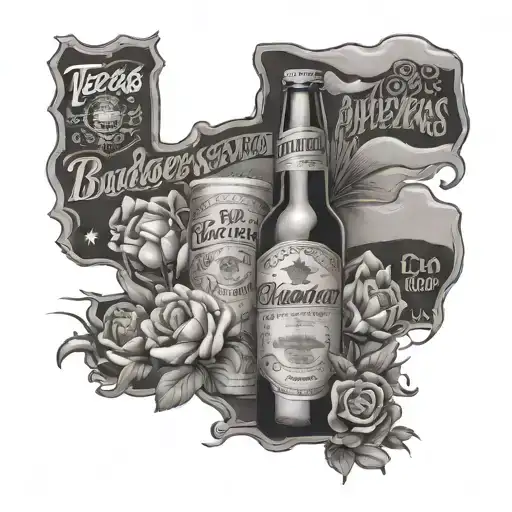 Texas, budweiser, 2007, lbk tattoo design idea