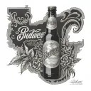 Texas, budweiser, 2007, lbk tattoo design idea