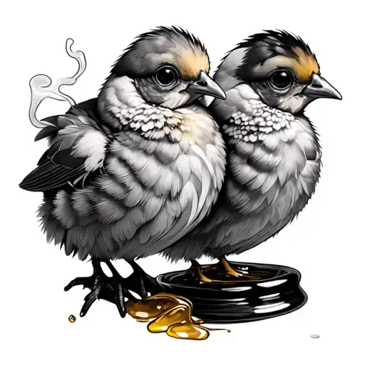 honey pot smoking chicks One tattoo design idea