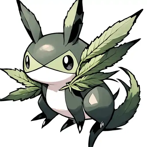 Pokemon Weed tattoo design idea