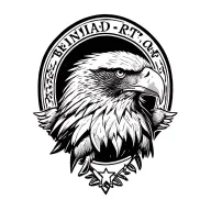 redneck army Eagle bright tattoo design idea