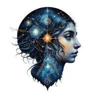 saggitarius zodiac star constellation nd signs tattoo design idea