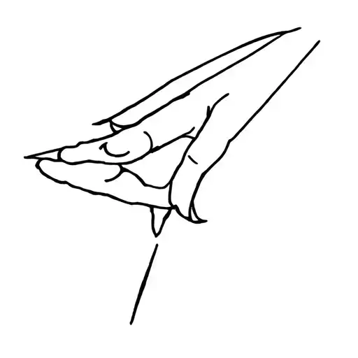 trust no one with lighting tattoo design idea