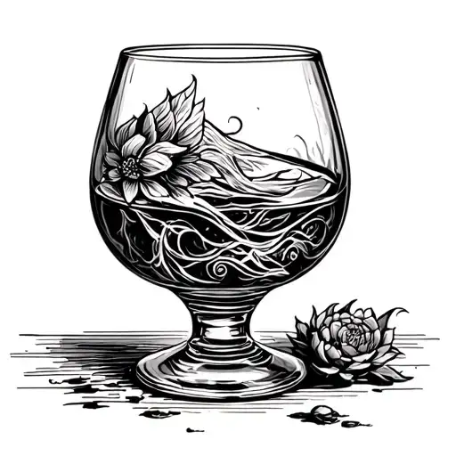 Glencairn glass tattoo design idea