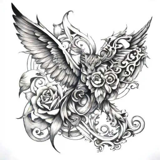 dimas, porto, gemini tattoo design idea