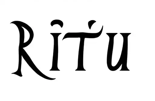 "Ritu" tattoo design idea