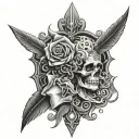 1 Peter 5 7 tattoo design idea