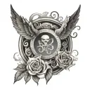 1 Peter 5 7 tattoo design idea