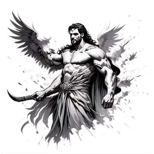 The Pantheon is full of heroes tattoo design idea