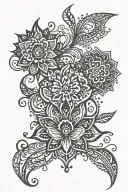 Henna tattoo design idea
